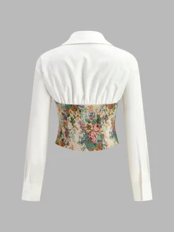 COMMENSE 2 in 1 Jacquard Polo Shirt* Blouses & Shirts|Tops