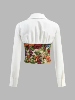 COMMENSE 2 in 1 Jacquard Polo Shirt* Blouses & Shirts|Tops