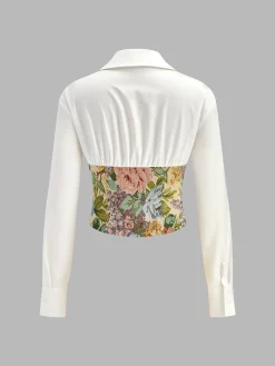COMMENSE 2 in 1 Jacquard Polo Shirt* Blouses & Shirts|Tops