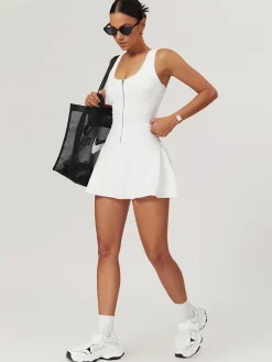 COMMENSE Anti-Exposure Active Dress* White Dresses|Black Dresses