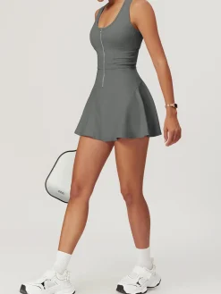 COMMENSE Anti-Exposure Active Dress* White Dresses|Black Dresses