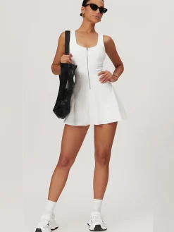 COMMENSE Anti-Exposure Active Dress* White Dresses|Black Dresses