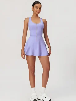 COMMENSE Anti-Exposure Active Dress* White Dresses|Black Dresses