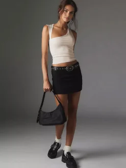 COMMENSE Asymmetric Neck Cut Out Tank Top* Tank Tops & Camis|Tops