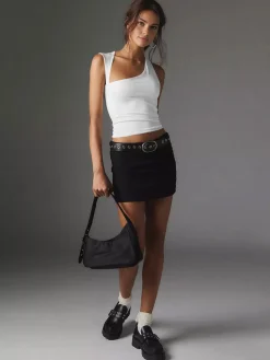 COMMENSE Asymmetric Neck Cut Out Tank Top* Tank Tops & Camis|Tops