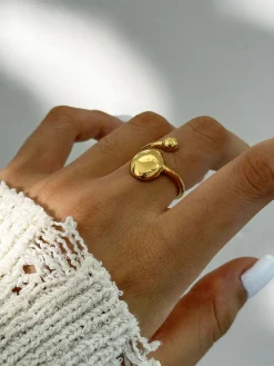 COMMENSE Asymmetric Open Ring* Rings & Bracelets|Accessories