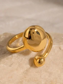 COMMENSE Asymmetric Open Ring* Rings & Bracelets|Accessories
