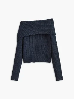 COMMENSE Asymmetrical Breasted Knit Top* Sweater Tops|Sweaters & Cardigans