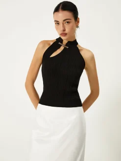 COMMENSE Asymmetrical Button Sweater Vest* Sweater Vests|Sweaters & Cardigans