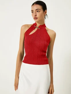 COMMENSE Asymmetrical Button Sweater Vest* Sweater Vests|Sweaters & Cardigans