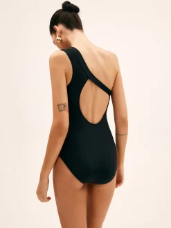 COMMENSE Asymmetrical Cutout One Piece Swimsuit* Swimwear|Tops