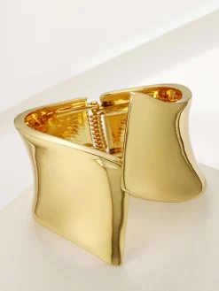 COMMENSE Asymmetrical Glossy Tunnel Bracelet* Rings & Bracelets|Accessories