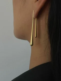 COMMENSE Asymmetrical Water Drop Earrings* Earrings|Accessories