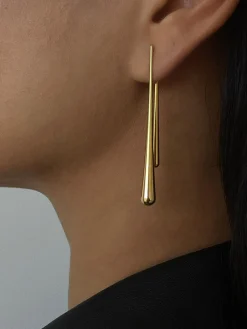 COMMENSE Asymmetrical Water Drop Earrings* Earrings|Accessories