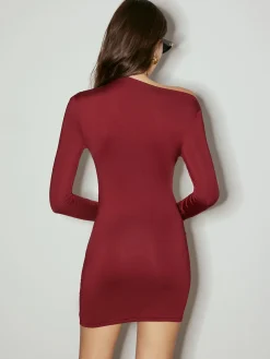 COMMENSE Asymmetrical Hip-Covering Short Dress* Casual Dresses|Work Dresses