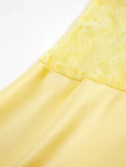 COMMENSE Asymmetrical Lace Strapless Tube Midi Dress* Cocktail & Party Dresses|Summer Dresses