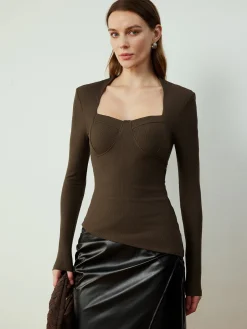 COMMENSE Asymmetrical Skinny Blouse* Blouses & Shirts|Tops