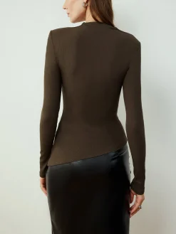COMMENSE Asymmetrical Skinny Blouse* Blouses & Shirts|Tops
