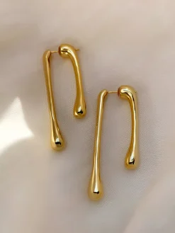COMMENSE Asymmetrical Tear Drop Earrings* Earrings|Accessories