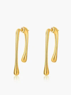 COMMENSE Asymmetrical Tear Drop Earrings* Earrings|Accessories