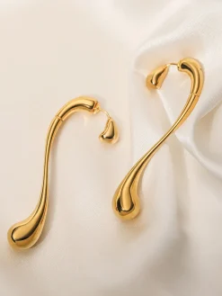 COMMENSE Asymmetrical Water Drop Earrings* Earrings|Accessories