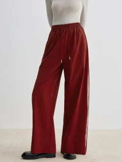 COMMENSE Athleisure Side Pinstripe Drawstring Pants* Pants|Bottoms