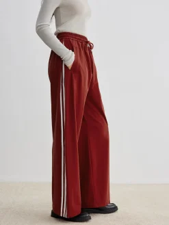 COMMENSE Athleisure Side Pinstripe Drawstring Pants* Pants|Bottoms
