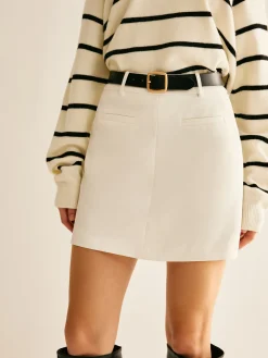 COMMENSE Back Zipper A Line Skirt Without Belt* Skirts|Bottoms