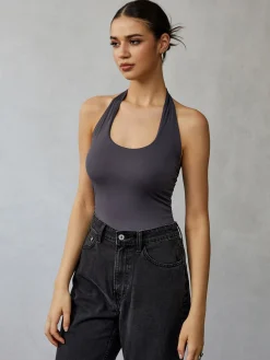 COMMENSE Backless Low Cut Tank Top* Tank Tops & Camis|Tops