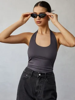 COMMENSE Backless Low Cut Tank Top* Tank Tops & Camis|Tops