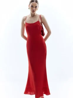 COMMENSE Backless Sleeveless Solid Long Dress* Cocktail & Party Dresses|Summer Dresses