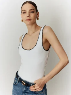 COMMENSE Backless Slim Low Cut Bodysuit* Bodysuits|Bodysuits