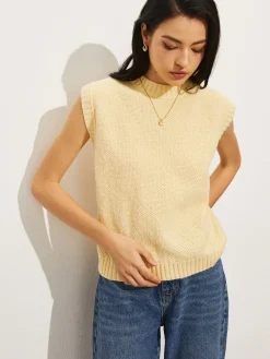 COMMENSE Backless Tie-Up Sweater Vest* Sweater Vests|Sweaters & Cardigans