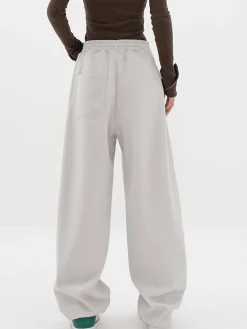 COMMENSE Baggy Solid Wide Leg Pants* Wide Leg|Pants