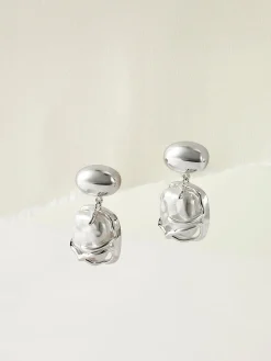 COMMENSE Baroque Pearl Pendant Earrings* Earrings|Accessories
