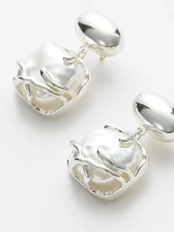 COMMENSE Baroque Pearl Pendant Earrings* Earrings|Accessories