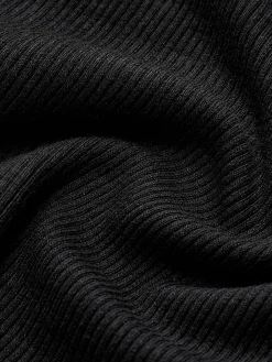 COMMENSE Basic Piping Long Sleeve Top* Sweater Tops|T-shirts