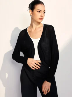 COMMENSE Bat Sleeve Hollow Cardigan* Cardigans|Sweaters & Cardigans