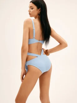COMMENSE Beaded Cutout Underwire One Piece Swimsuit* Swimwear|Tops