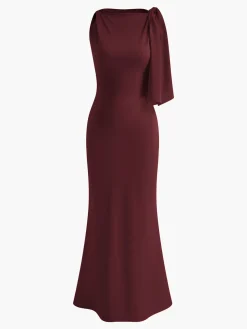 COMMENSE Beloved Knotted Sleeveless Long Dress* Black Dresses|Casual Dresses