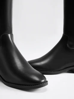 COMMENSE Belted Knee-High Knight Boots* Shoes|Accessories