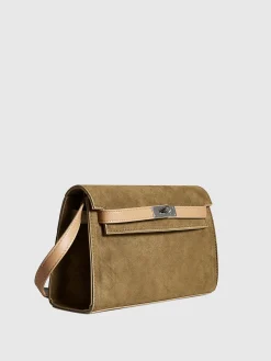 COMMENSE Belted-Decor Flap Shoulder Bag* Bags|Accessories