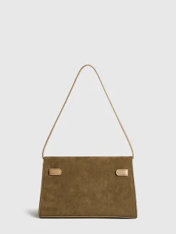 COMMENSE Belted-Decor Flap Shoulder Bag* Bags|Accessories