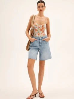 COMMENSE Blooming Floral One Piece Swimsuit* Swimwear|Tops