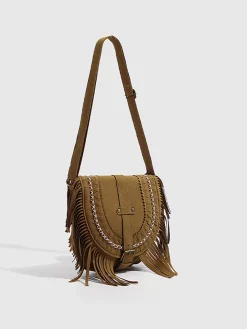 COMMENSE Boheme Buckle Flap Tassel Bag* Bags|Accessories