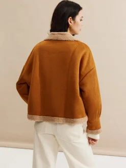 COMMENSE Boheme Minky Lined Suede Jacket* Outerwear|Jackets