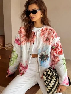 COMMENSE Boheme Printed Breasted Jacket* Outerwear|Jackets