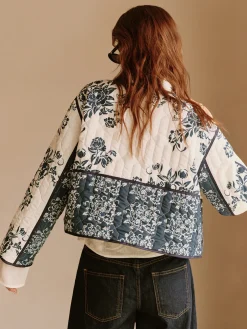 COMMENSE Boheme Printed Piping Cozy Jacket* Outerwear|Jackets