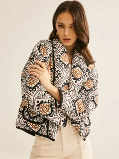 COMMENSE Boheme Printed Winter Coat* Outerwear|Coats