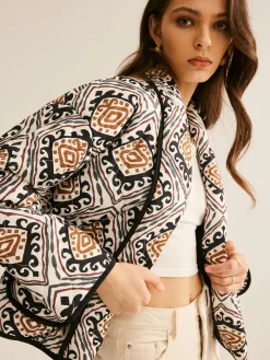 COMMENSE Boheme Printed Winter Coat* Outerwear|Coats